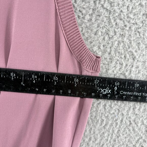 Athleta Rincon Dress Mauve Pink Small Sleeveless Drawstring Waist Active Travel - Picture 5 of 9